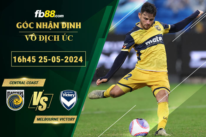 Fb88 soi kèo trận đấu Central Coast vs Melbourne Victory