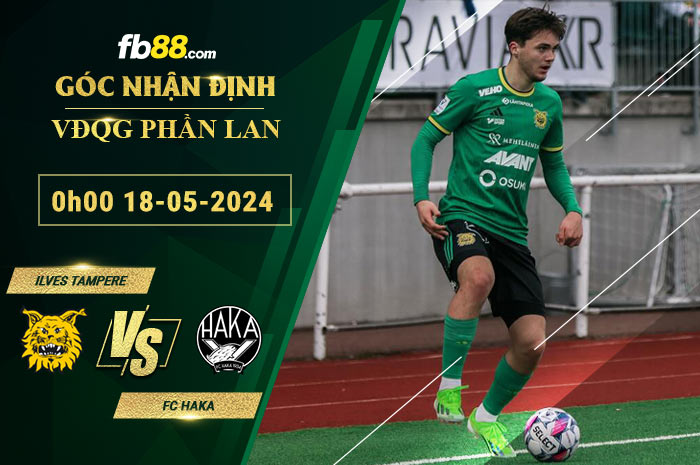 Fb88 soi kèo trận đấu Ilves Tampere vs FC Haka