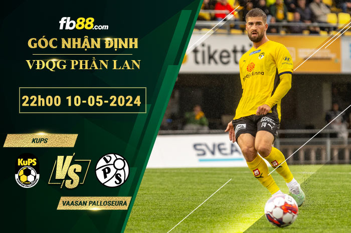 Fb88 soi kèo trận đấu KuPS vs Vaasan Palloseura