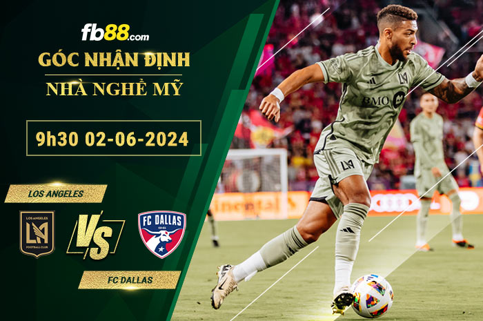 Fb88 bảng kèo trận đấu Los Angeles vs FC Dallas