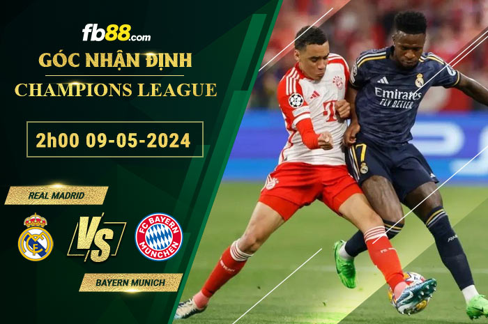 Fb88 soi kèo trận đấu Real Madrid vs Bayern Munich