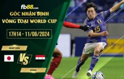 fb88-soi kèo Nhật Bản vs Syria