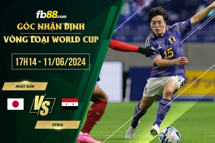 fb88-soi kèo Nhật Bản vs Syria