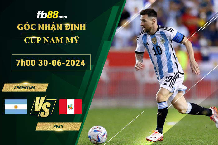 Fb88 soi kèo trận đấu Argentina vs Peru