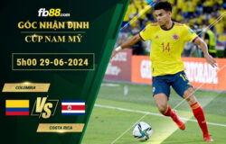 Fb88 soi kèo trận đấu Colombia vs Costa Rica