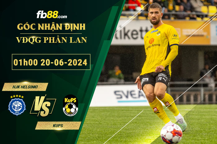 Fb88 soi kèo trận đấu HJK Helsinki vs KuPS