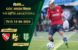 Fb88 soi kèo trận đấu Independiente vs Banfield