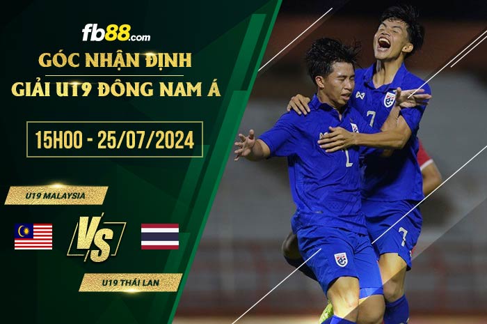 fb88-chi tiết kèo trận đấu U19 Malaysia vs U19 Thái Lan