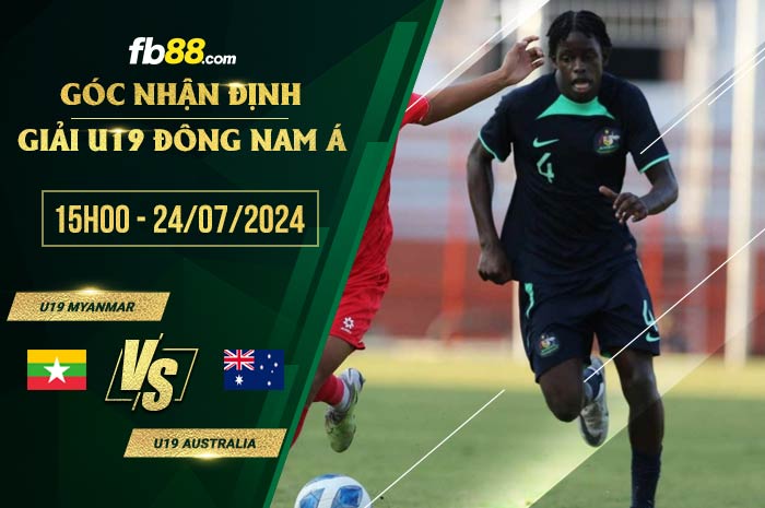 fb88-soi kèo U19 Myanmar vs U19 Australia