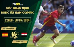 fb88-soi kèo U23 Tây Ban Nha vs U23 Ai Cập