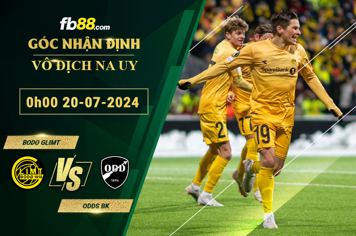 Fb88 soi kèo trận đấu Bodo Glimt vs Odds BK