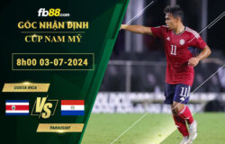 Fb88 soi kèo trận đấu Costa Rica vs Paraguay