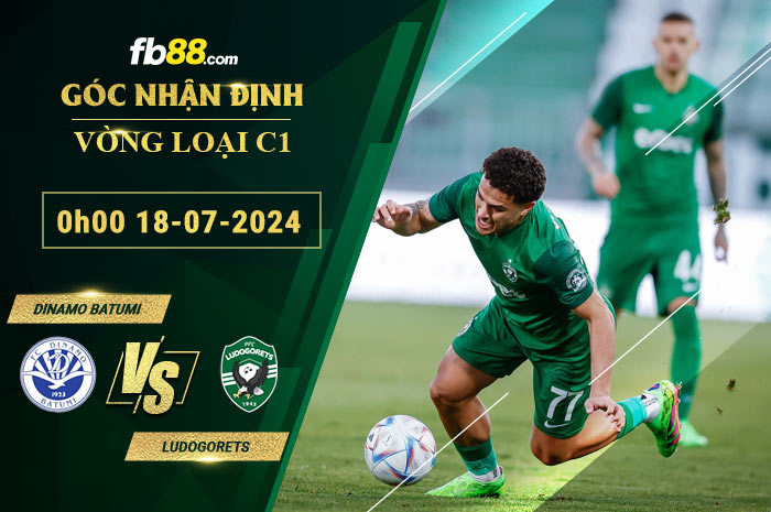 Fb88 soi kèo trận đấu Dinamo Batumi vs Ludogorets