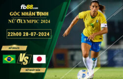 Fb88 soi kèo trận đấu Nữ Brazil vs Nữ Nhật Bản