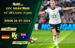 Fb88 soi kèo trận đấu Nữ Đức vs Nữ Australia