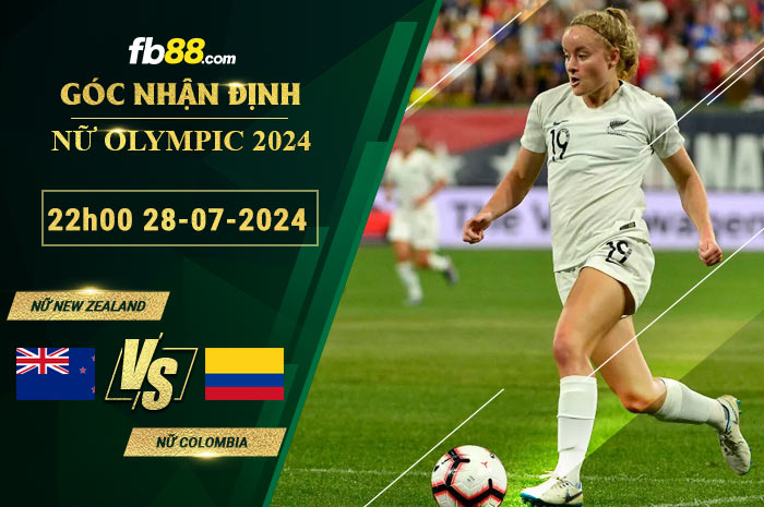 Fb88 soi kèo trận đấu Nữ New Zealand vs Nữ Colombia