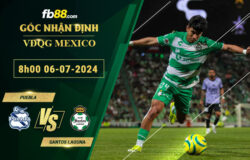Fb88 soi kèo trận đấu Puebla vs Santos Laguna