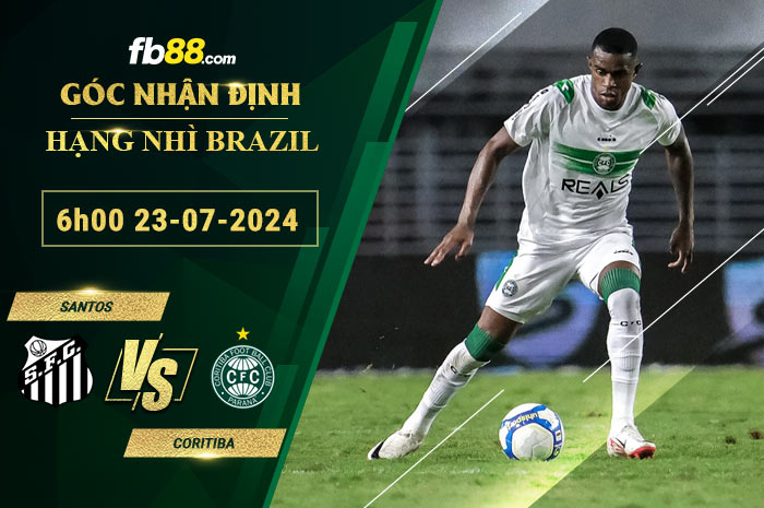 Fb88 soi kèo trận đấu Santos vs Coritiba