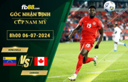 Fb88 soi kèo trận đấu Venezuela vs Canada