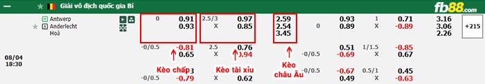 fb88-bảng kèo trận đấu Royal Antwerp vs Anderlecht