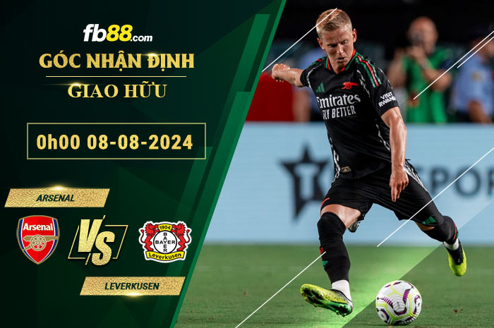 Fb88 soi kèo trận đấu Arsenal vs Leverkusen