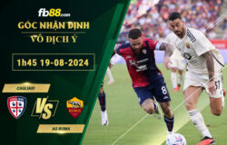 Fb88 soi kèo trận đấu Cagliari vs AS Roma