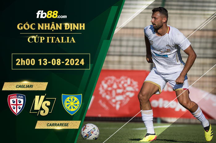 Fb88 soi kèo trận đấu Cagliari vs Carrarese