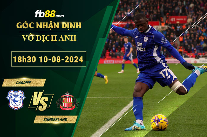 Fb88 soi kèo trận đấu Cardiff vs Sunderland