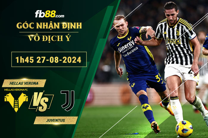 Fb88 soi kèo trận đấu Hellas Verona vs Juventus