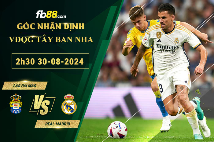 Fb88 soi kèo trận đấu Las Palmas vs Real Madrid