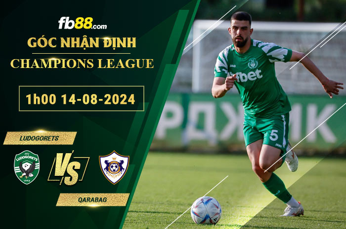 Fb88 soi kèo trận đấu Ludogorets vs Qarabag