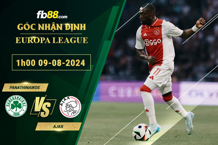 Fb88 soi kèo trận đấu Panathinaikos vs Ajax