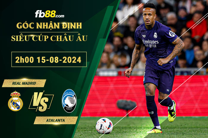 Fb88 soi kèo trận đấu Real Madrid vs Atalanta