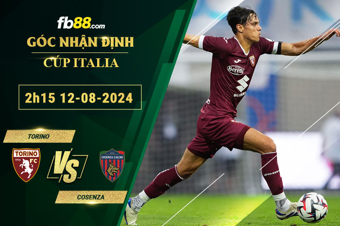 Fb88 soi kèo trận đấu Torino vs Cosenza