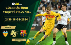 Fb88 soi kèo trận đấu Valencia vs Barcelona