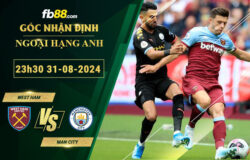 Fb88 soi kèo trận đấu West Ham vs Man City