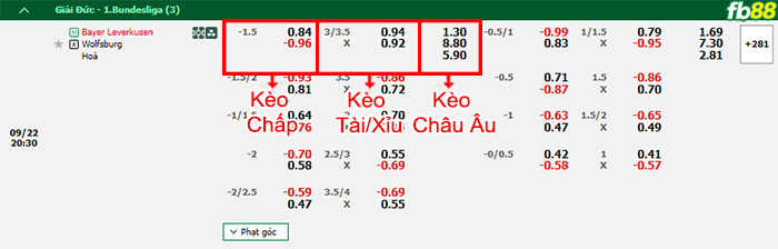 Fb88 bảng kèo trận đấu Leverkusen vs Wolfsburg