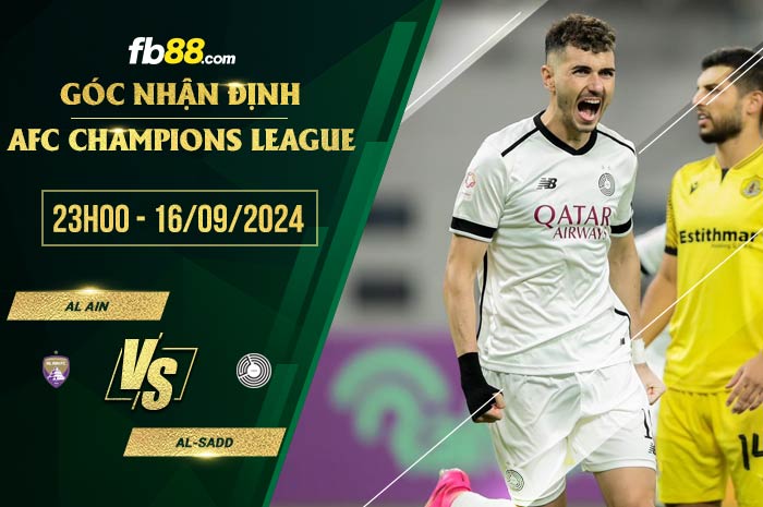 fb88-soi kèo Al Ain vs Al-Sadd