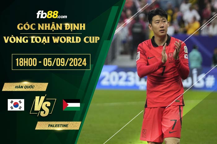 fb88-soi kèo Hàn Quốc vs Palestine