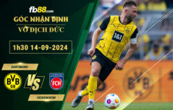 Fb88 soi kèo trận đấu Dortmund vs Heidenheim