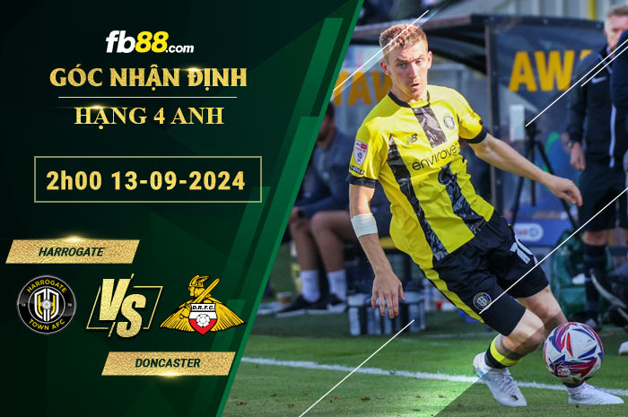 Fb88 soi kèo trận đấu Harrogate vs Doncaster