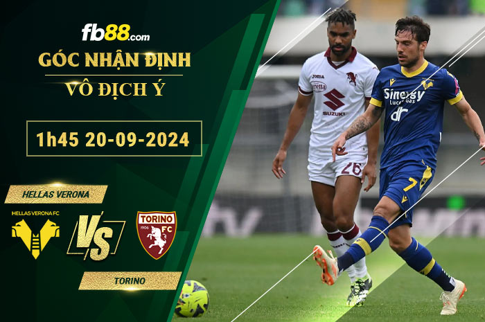 Fb88 soi kèo trận đấu Hellas Verona vs Torino