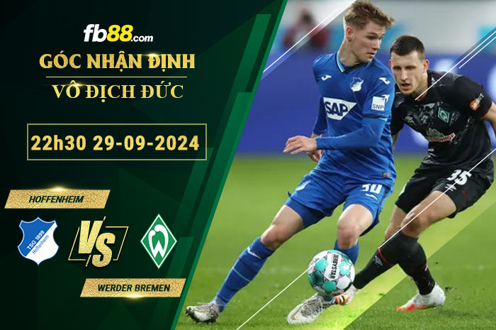 Fb88 soi kèo trận đấu Hoffenheim vs Werder Bremen