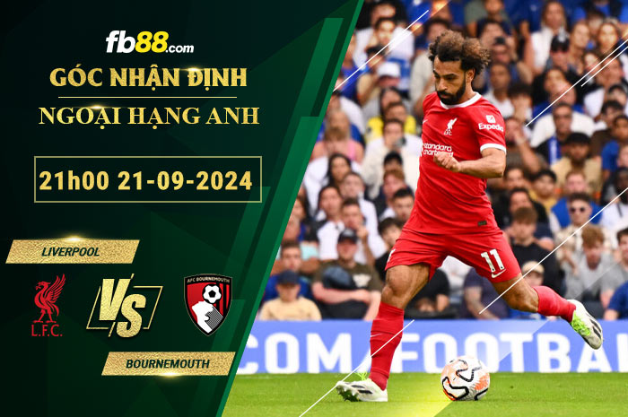 Fb88 soi kèo trận đấu Liverpool vs Bournemouth