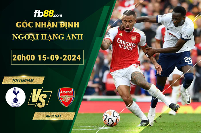 Fb88 soi kèo trận đấu Tottenham vs Arsenal