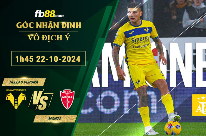 Fb88 soi kèo trận đấu Hellas Verona vs Monza