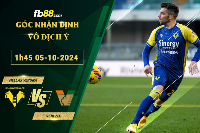 Fb88 soi kèo trận đấu Hellas Verona vs Venezia