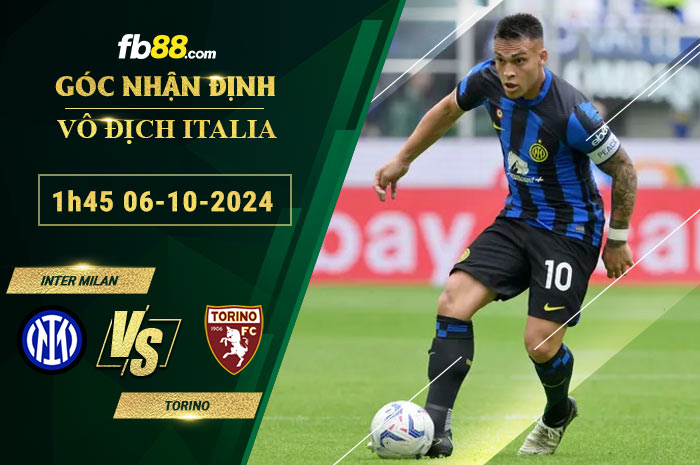 Fb88 soi kèo trận đấu Inter Milan vs Torino