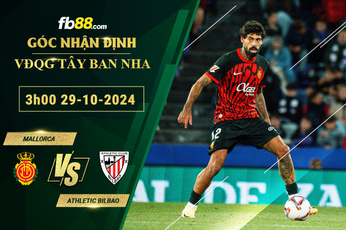 Fb88 soi kèo trận đấu Mallorca vs Athletic Bilbao