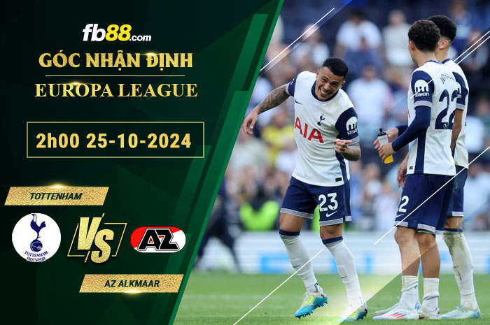 Fb88 bảng kèo trận đấu Tottenham vs AZ Alkmaar